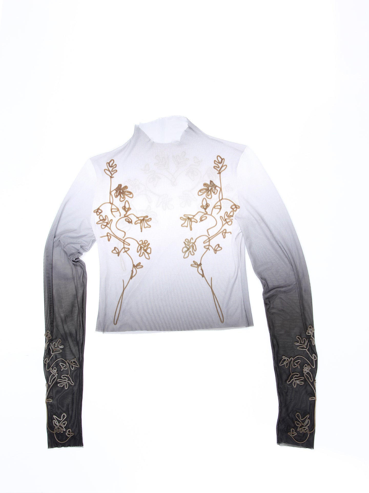 KASIA KUCHARSKA floral sleeve white 【公式通販】