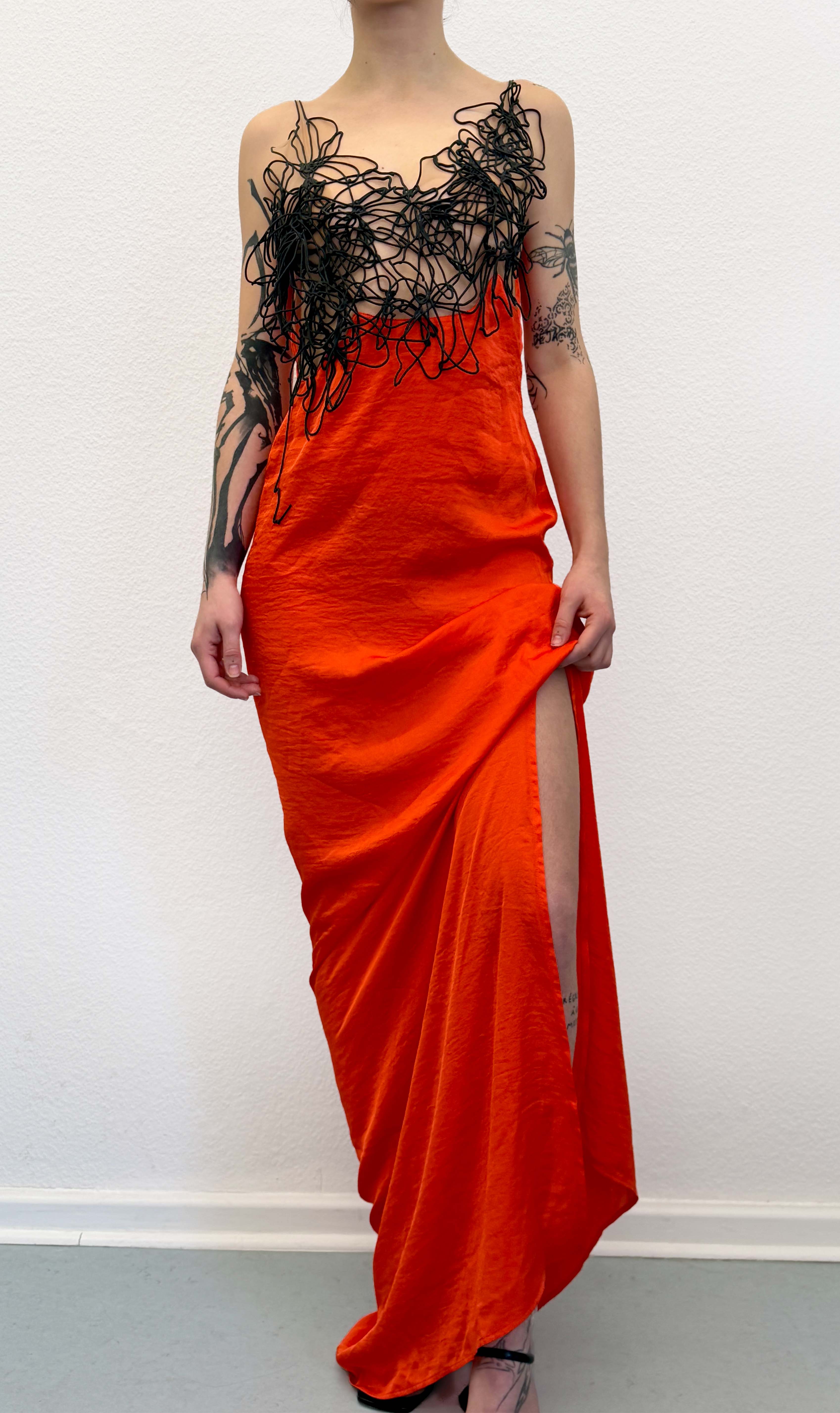 Satin Dress